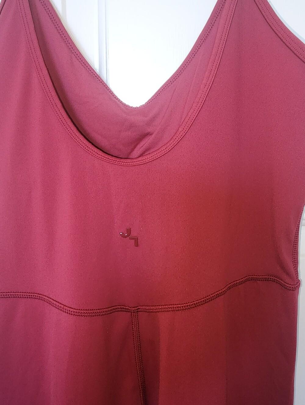 JoyLab Burgundy Active Sleeveless Stretch Jumpsuit - Picture 6 of 8